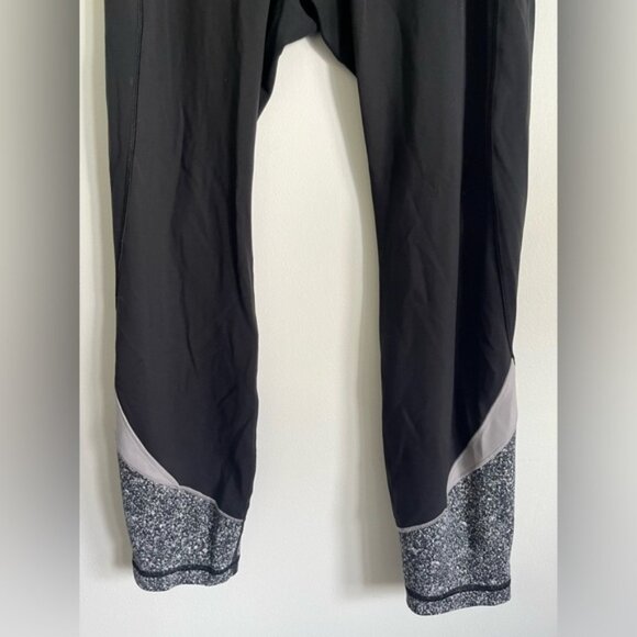 LululemonInMovementTight25BlockedLeggingsBlackDiffuseStarlightUS12 - Picture 4 of 8